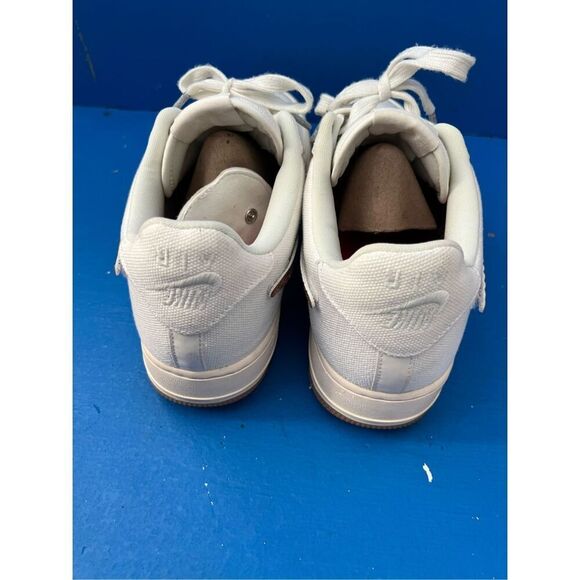 Nike Air Force 1 Travis Scott AQ4211 100 White US 10.5 - Picture 5 of 11